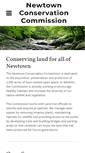 Mobile Screenshot of newtownconservation.org